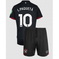 West Ham United Lucas Paqueta #10 Auswärts Trikotsatz Kinder 2024-25 Kurzarm (+ Kurze Hosen)